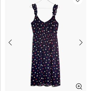 MADEWELL Ruffle-Strap Wrap Dress